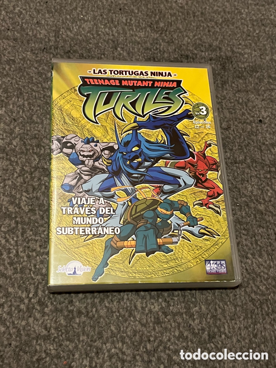 Series de TV: DVD infantil. LAS TORTUGAS NINJA Vol.3(Episodios12-16). Viaje a trav&eacute;s del mundo subterr&aacute;neo.8229137