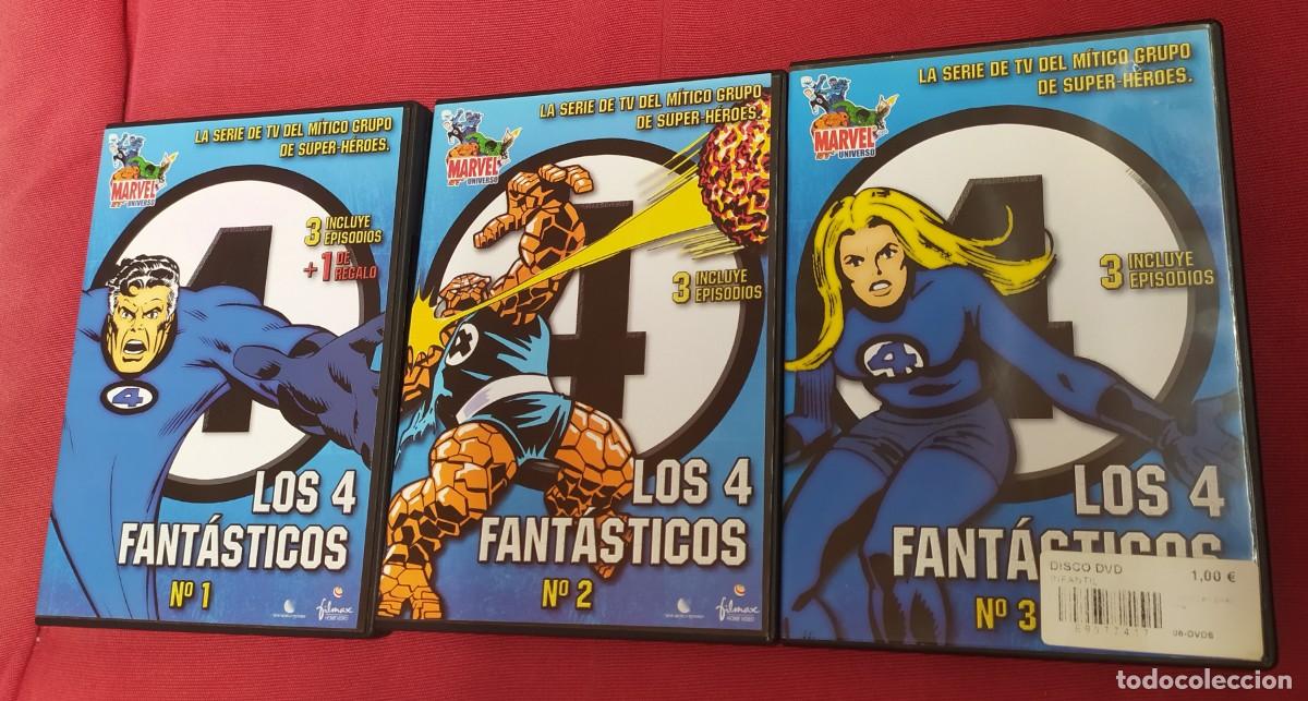 Series de TV: dvd Los 4 fant&aacute;sticos. Dibujos animados de 1978. 3 dvd
