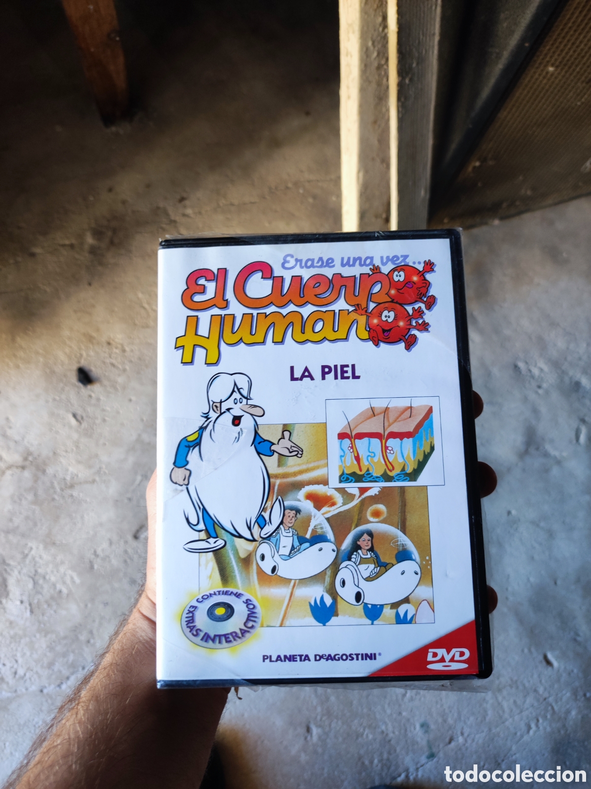 Series de TV: &Eacute;rase Una Vez El Cuerpo Humano. N&ordm; 2. la piel - Planeta De Agostini - DVD y libro