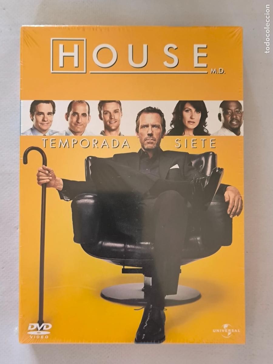 Series de TV: DVD HOUSE - TEMPORADA SIETE (7) COMPLETA - NUEVO, PRECINTADO (6B)