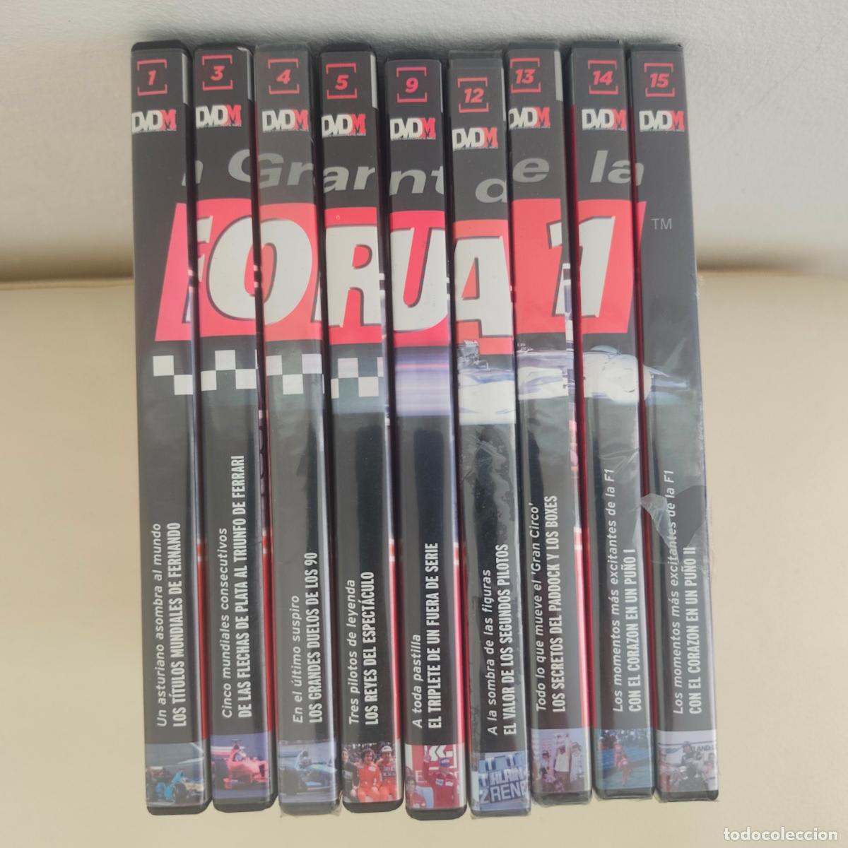 Series de TV: LOTE 9 DVD LA GRAN AVENTURA DE LA FORMULA 1 - 2007 MARCA FERNANDO ALONSO x9 discos