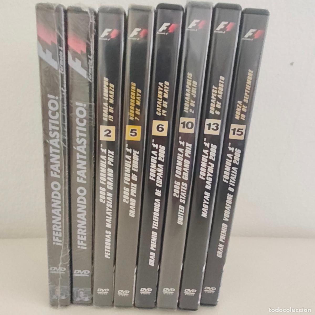 Series de TV: FORMULA 1 LOTE DE 8 DVD DEL CAMPEONATO DEL MUNDO FIA 2006 - x8 DVD,S - FERNANDO ALONSO