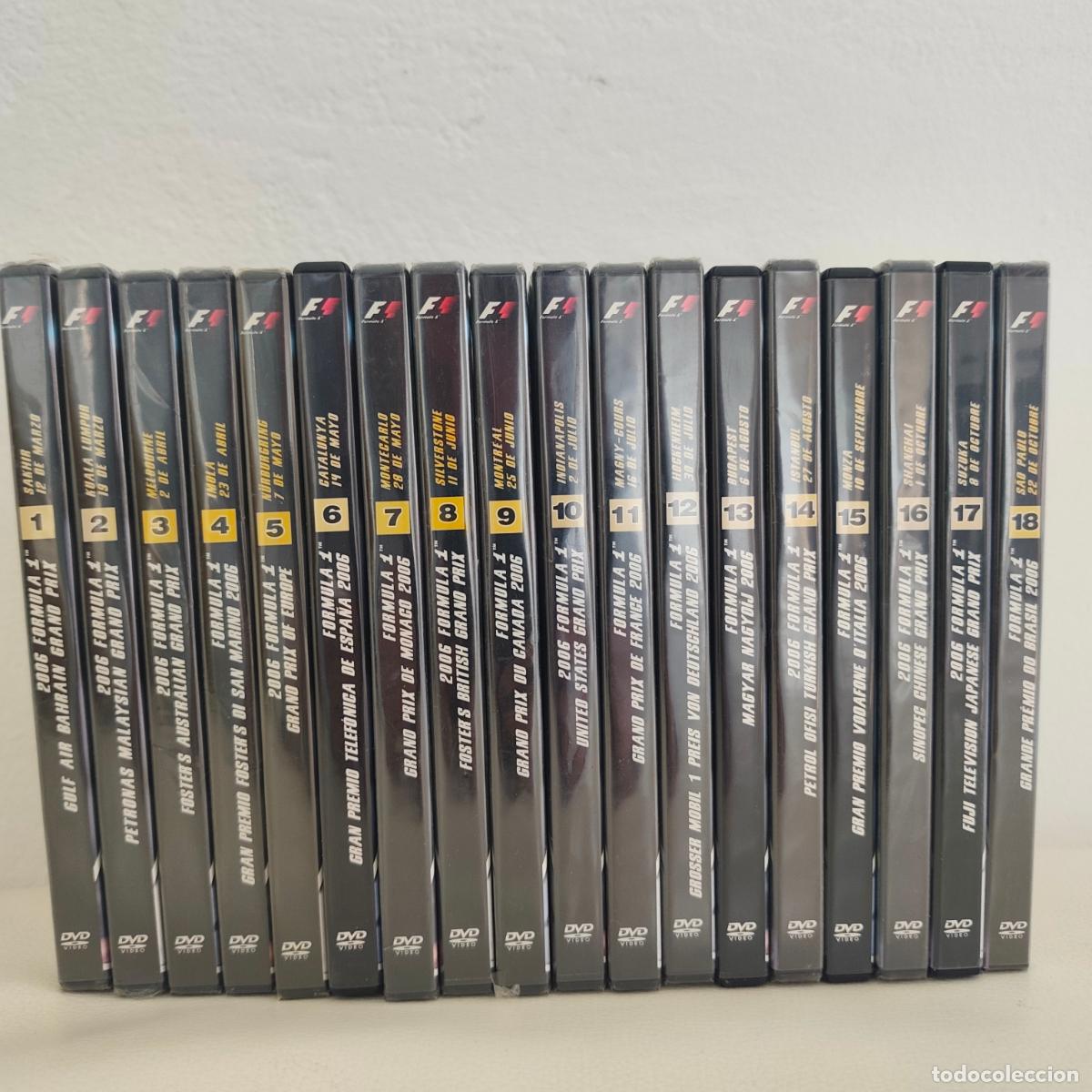 Series de TV: Colecci&oacute;n Completa F&oacute;rmula 1 Temporada 2006 &ndash; 18 DVDs x18 DVD Fernando Alonso a&ntilde;o campe&oacute;n