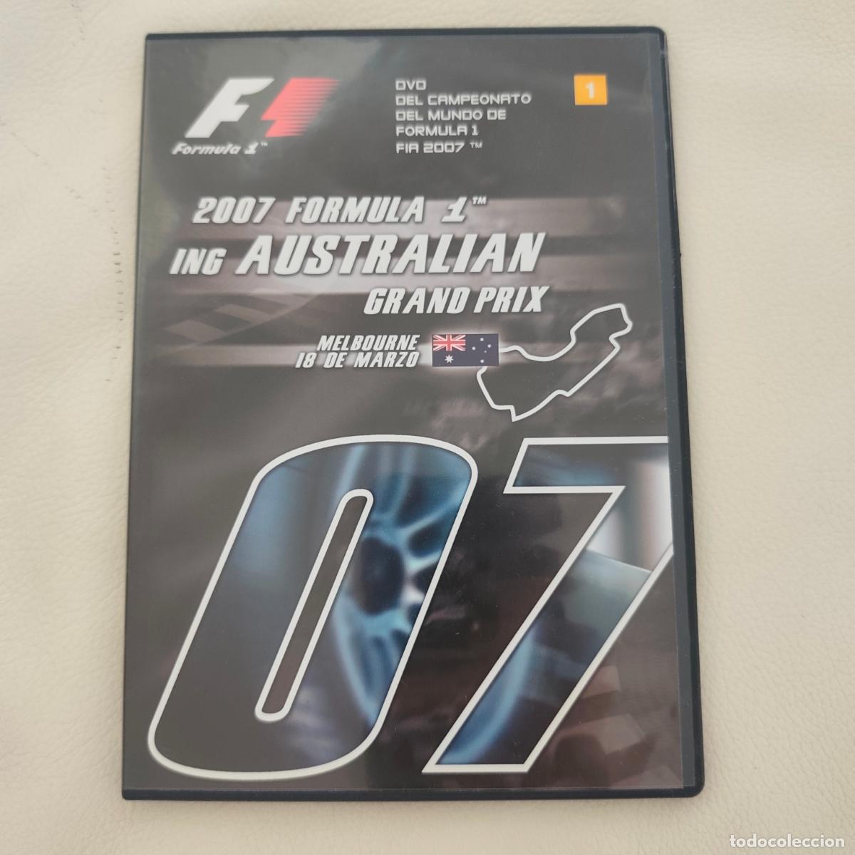 Series de TV: GRAN PREMIO DE AUSTRALIA. DVD DEL CAMPEONATO DEL MUNDO DE FORMULA 1. 2007 DVD slim