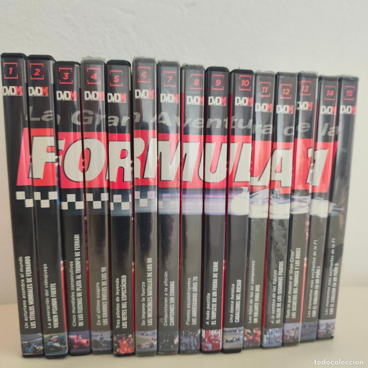 Series de TV: Colecci&oacute;n &ldquo;La Gran Aventura de la F&oacute;rmula 1&rdquo; &ndash; 15 DVDs (Completa) x 15 dvd