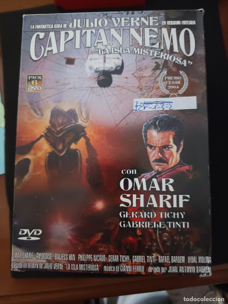 Series de TV: PACK 6 DVD. CAPIT&Aacute;N NEMO. &rdquo;LA ISLA MISTERIOSA&rdquo; CON OMAR SHARIF, GERARD TICHY, GABRIELE TINTI