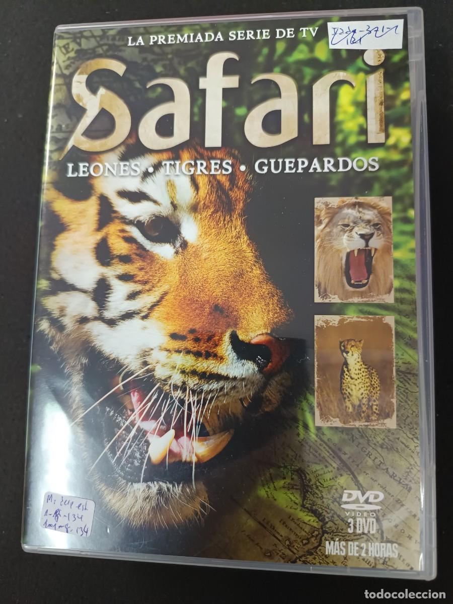 Series de TV: PACK 3 DVD. SAFARI. LA PREMIADA SERIE DE TV. LEONES. TIGRES, GUEPARDOS