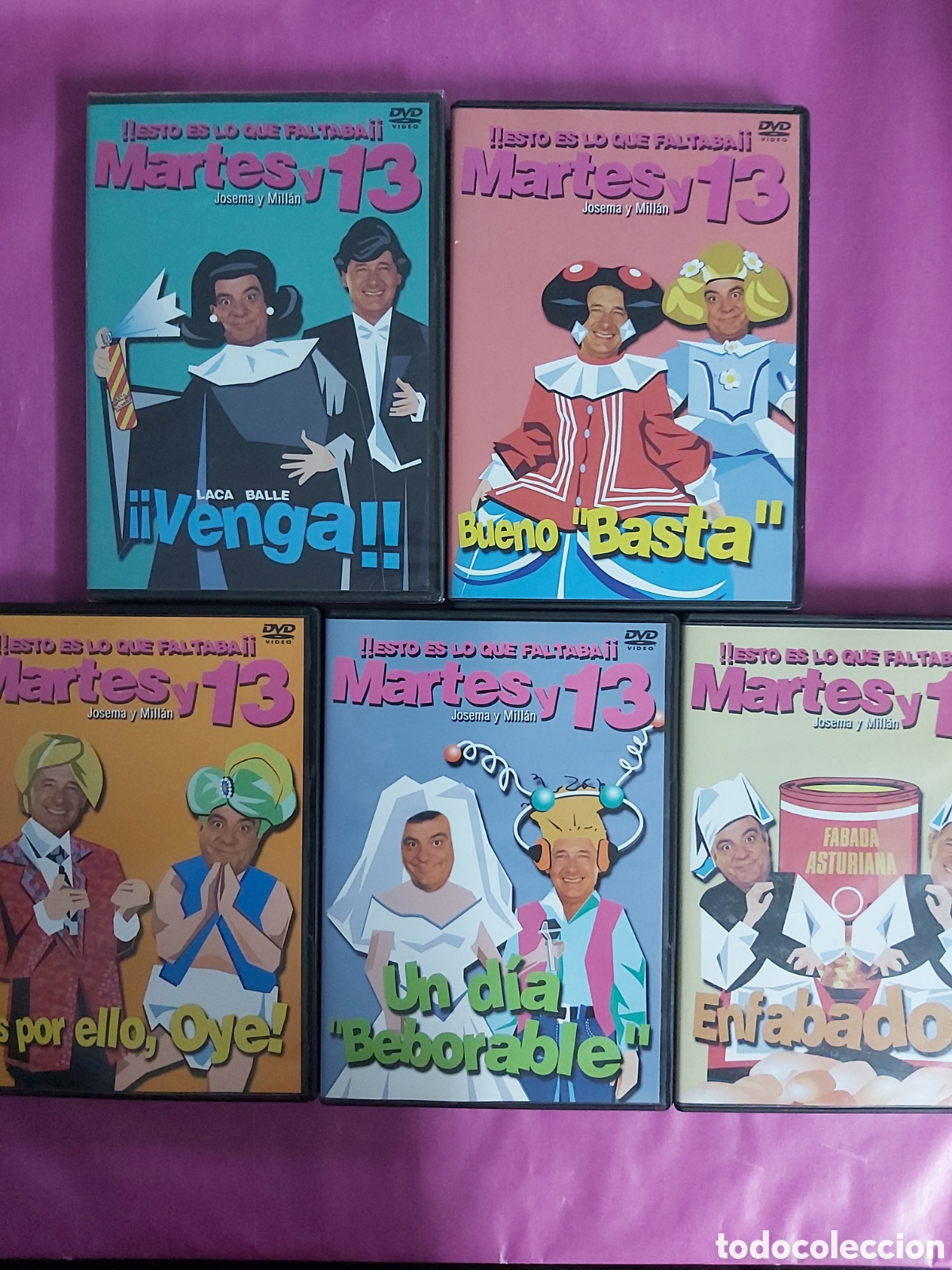 Series de TV: 5 DVDS MARTES Y TRECE ESTO ES LO QUE FALTABA JOSEMA Y MILLAN