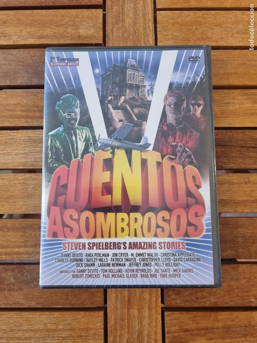 Series de TV: Cuentos asombrosos - 2&ordf; temporada - DVD nuevo - Steven Spielberg's Amazing Stories - 4 DVD