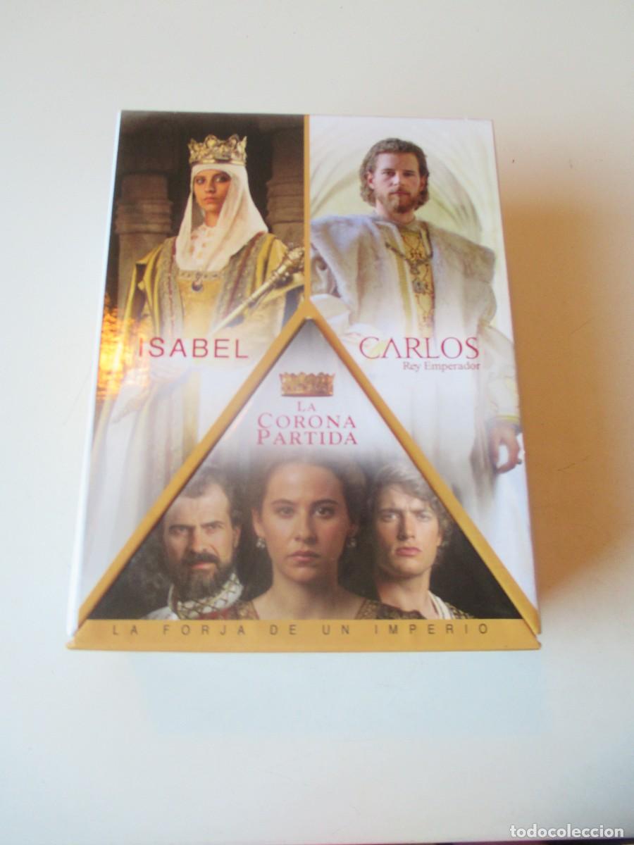 Series de TV: La corona partida , Isabel, Carlos Rey emperador (3 series completas) W40386