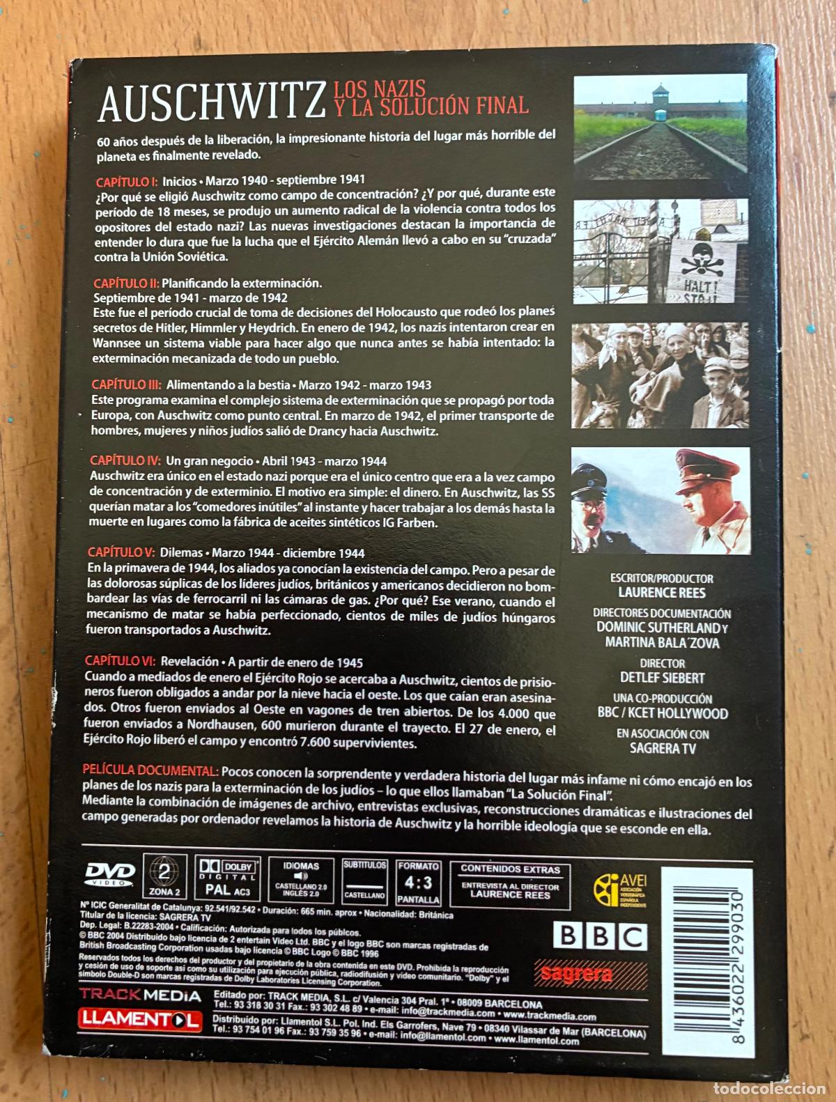 Series de TV: AUSCHWITZ LOS NAZIS Y LA SOLUCION FINAL, 4 DVDs, BBC - Foto 2