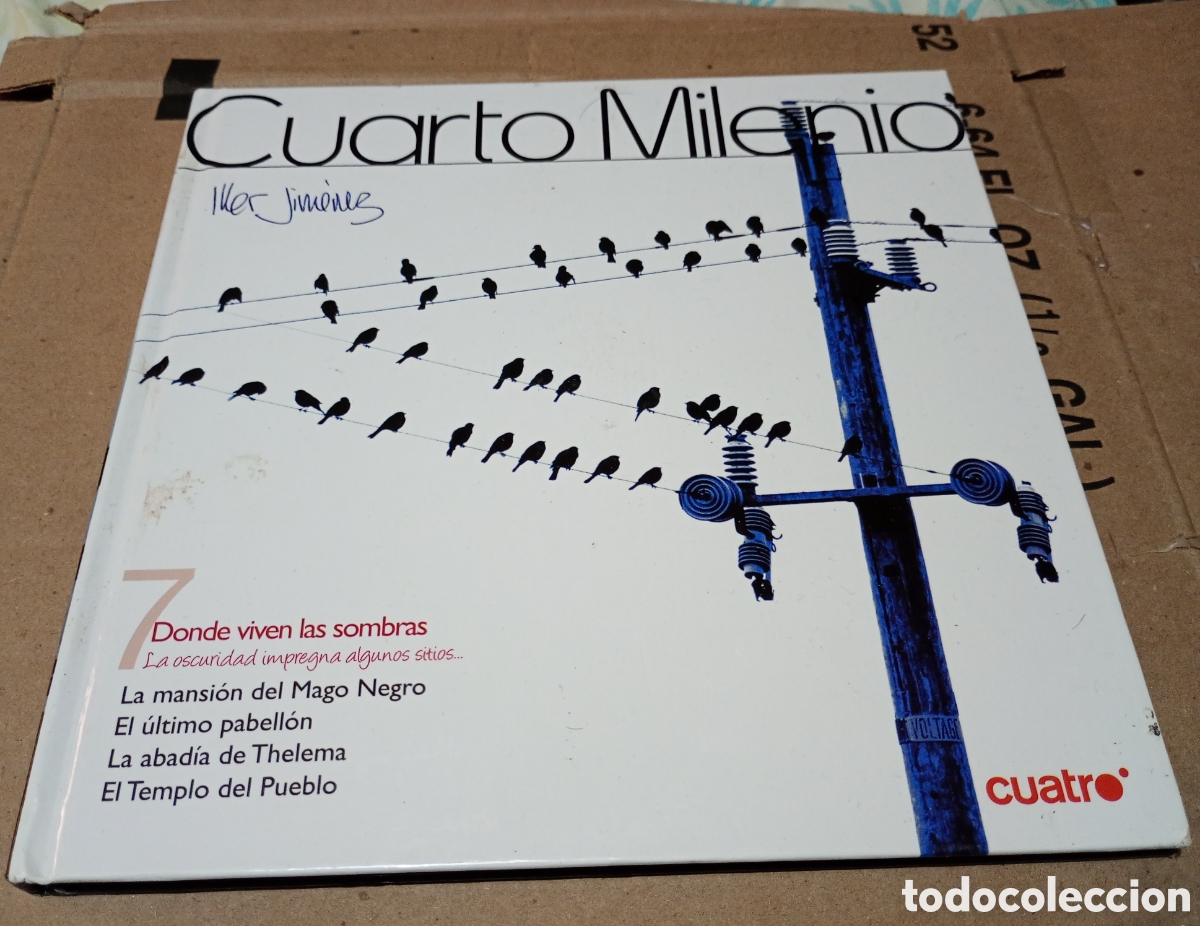 Series de TV: Cuarto milenio Iker Jim&eacute;nez DVD libro donde viven las sombras