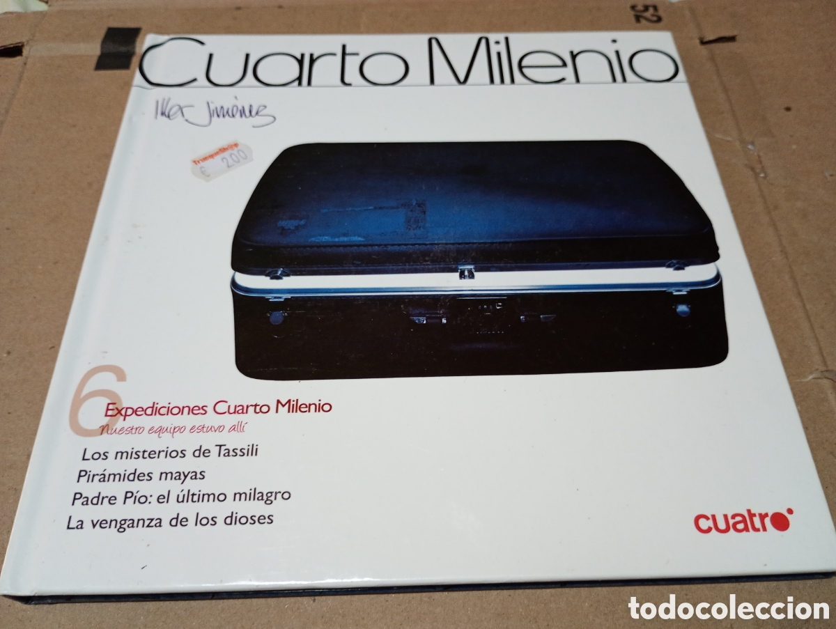 Series de TV: Cuarto milenio Iker Jim&eacute;nez DVD libro expediciones cuarto milenio
