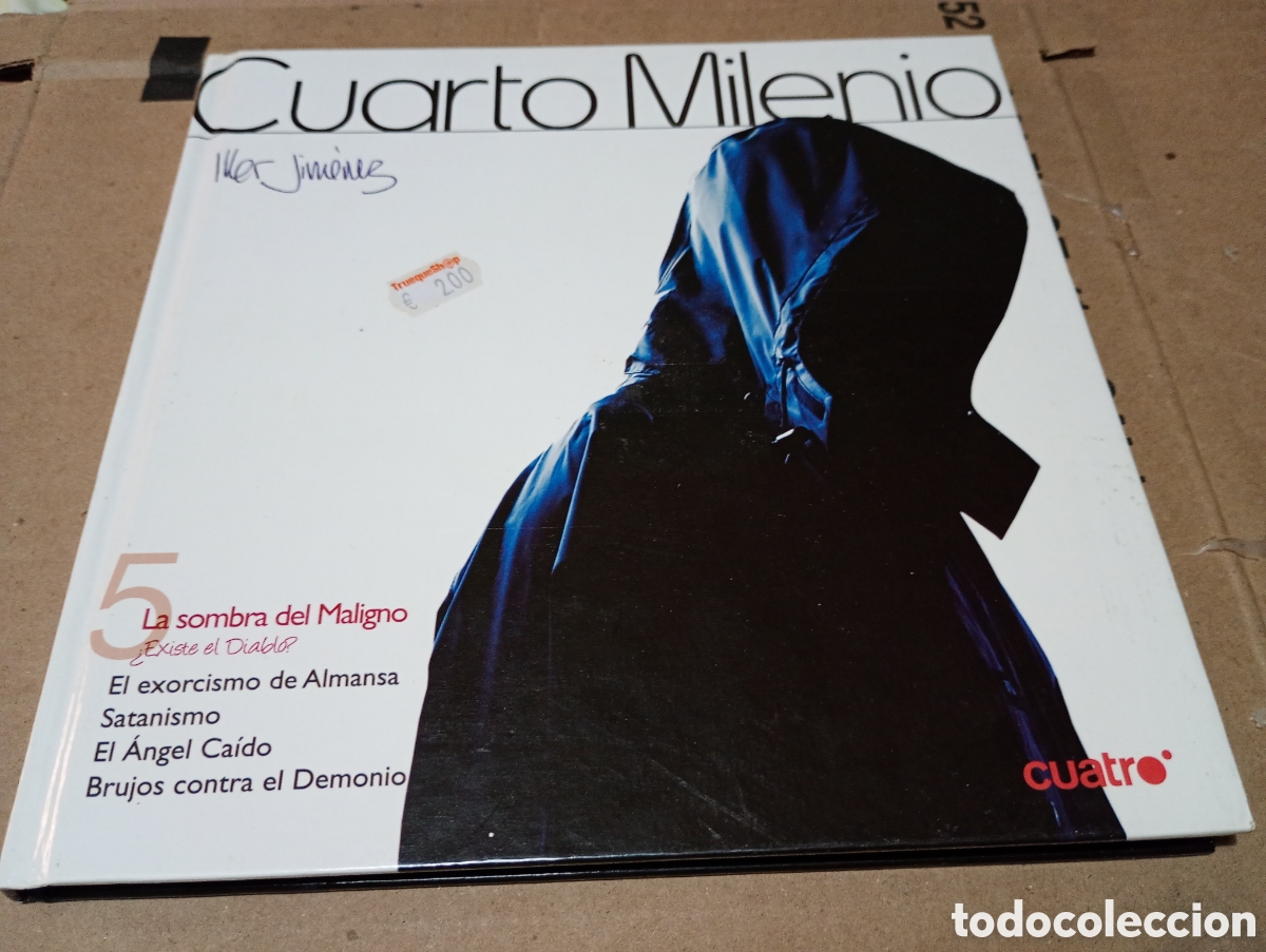 Series de TV: Cuarto milenio Iker Jim&eacute;nez DVD libro la sombra del maligno