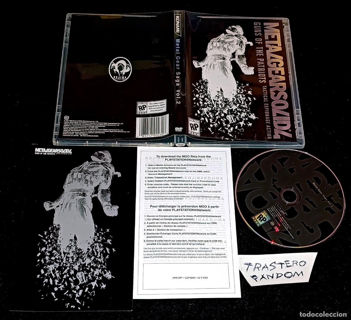 Series de TV: Metal Gear Saga Vol 2 DVD USA LIBRE DE REGION MGS4 METAL GEAR SOLID 4