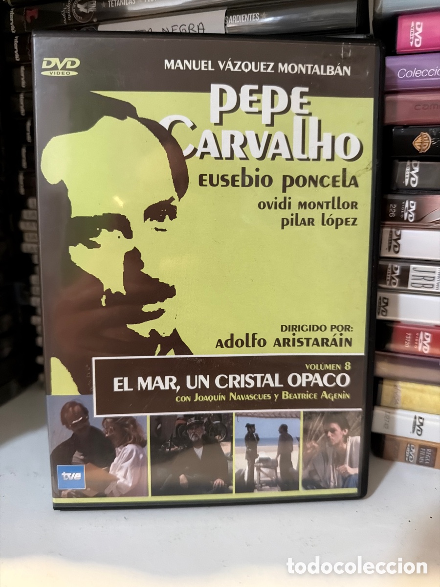 Series de TV: Pepe Carvalho .. el Mar un cristal Opaco ( Volumen 8 ) DVD SEMINUEVO