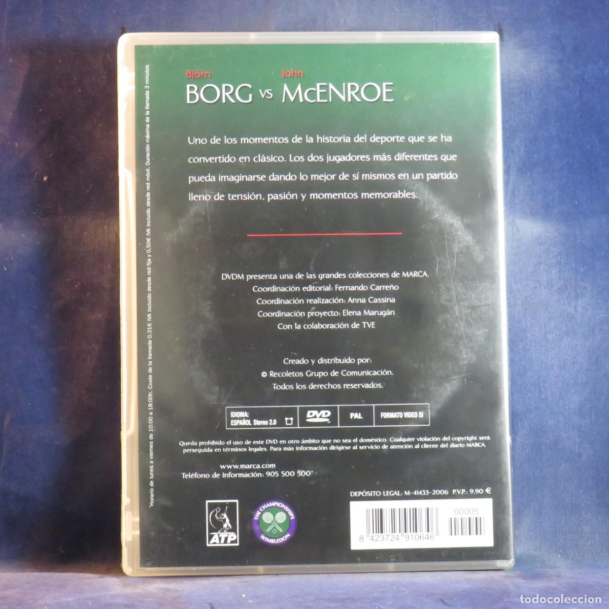 Series de TV: FINALES DE INFARTO: BORG VS MCENROE - DVD - Foto 2