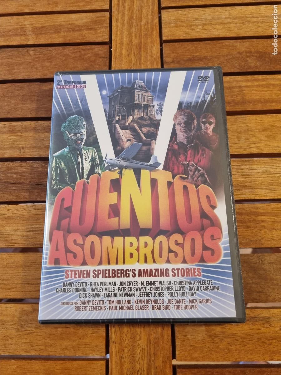 Series de TV: Cuentos asombrosos - 2&ordf; temporada - DVD nuevo - Steven Spielberg's Amazing Stories - 4 DVD