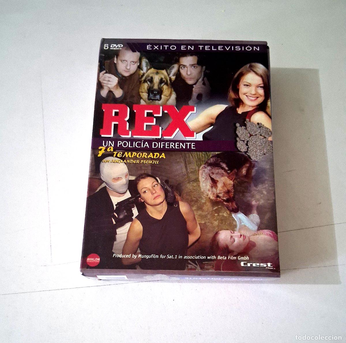 Series de TV: DVD &rdquo;REX UN POLICIA DIFERENTE 7 SEPTIMA TEMPORADA COMPLETA&rdquo; 5DVD SIETE