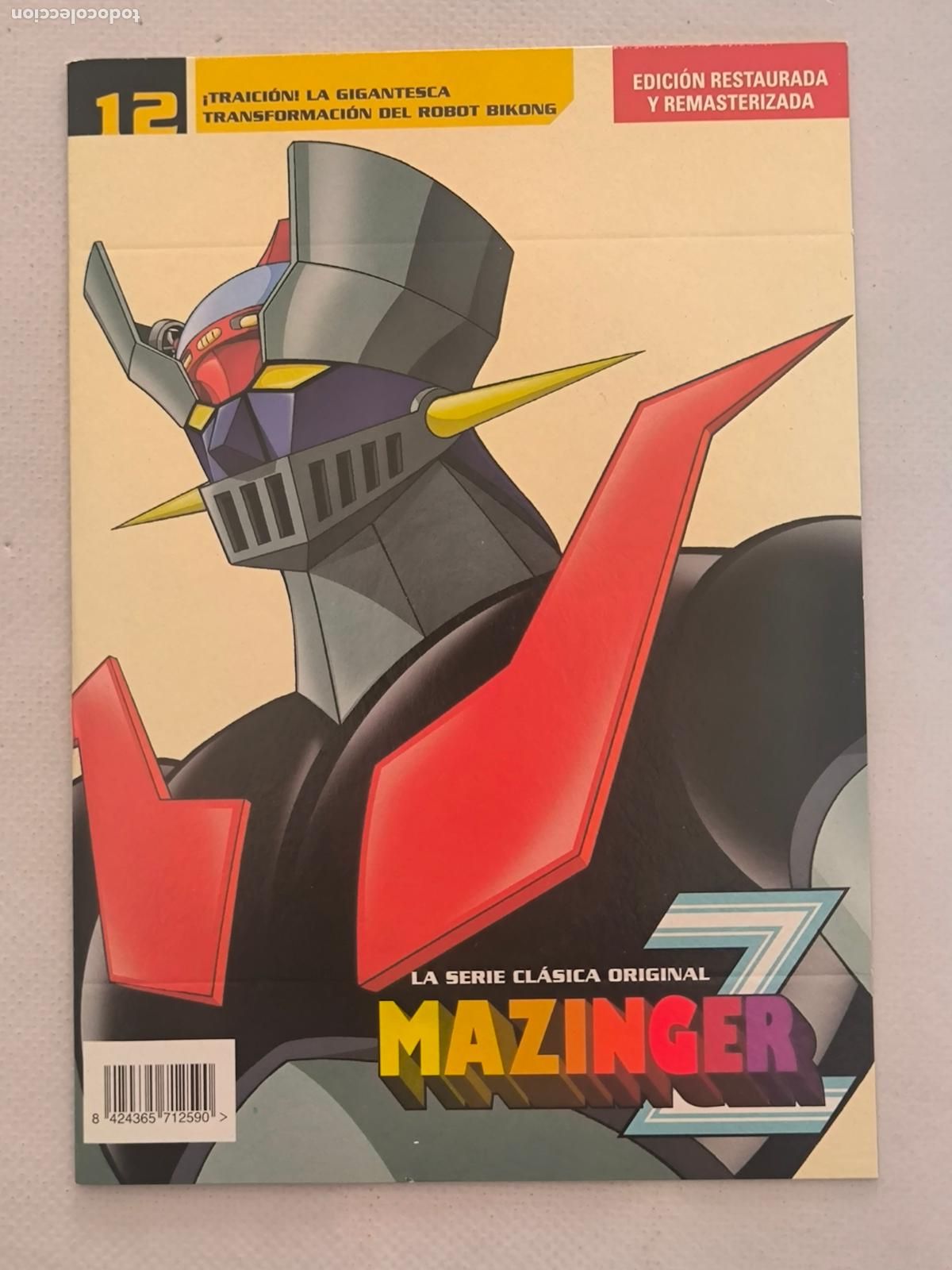 Series de TV: DVD MAZINGER Z EPISODIO N&ordm; 12 - EDICION RESTAURADA Y REMASTERIZADA - FUNDA FINA CARTON (024D)