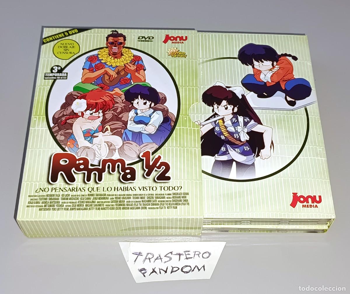 Series de TV: Ranma 1/2 - TERCERA 3&ordf; Temporada Completa 5 DVD MJY BUEN ESTADO
