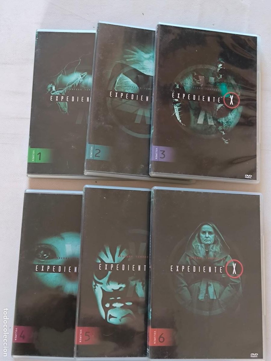 Series de TV: DVD EXPEDIENTE X TERCERA TEMPORADA COMPLETA - TEMPORADA 3 VOL. 1 A 6 (ID)