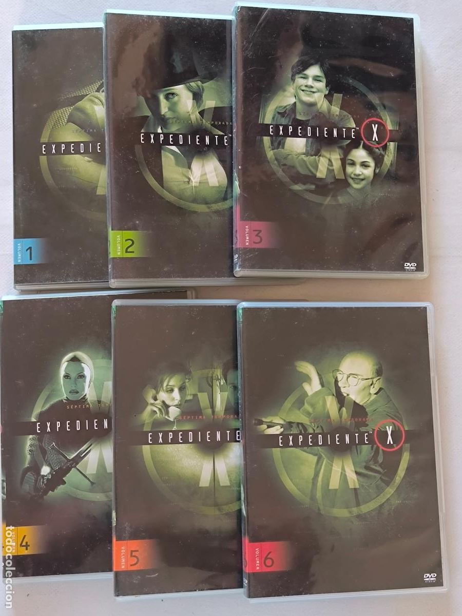 Series de TV: DVD EXPEDIENTE X SEPTIMA TEMPORADA COMPLETA - TEMPORADA 7 - VOL. 1 A 6 (5X)