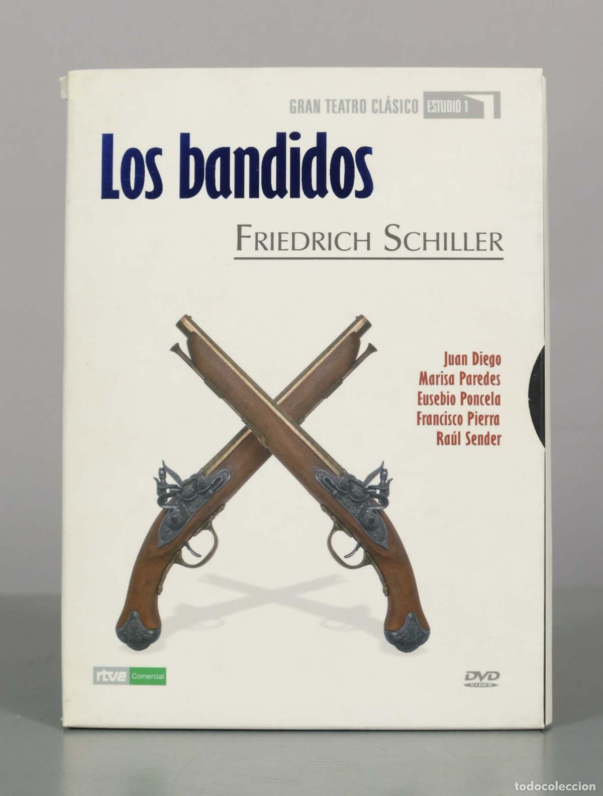 Series de TV: DVD. Los bandidos - Friedrich Schiller - Gran teatro cl&aacute;sico estudio 1 - Juan Diego, Marisa Paredes