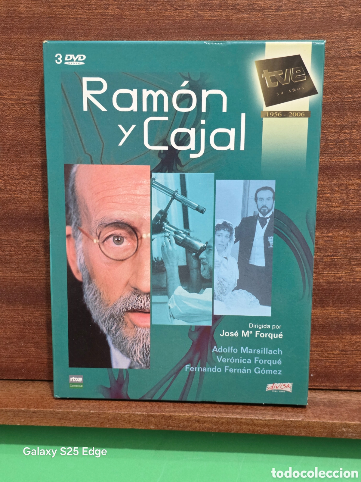 Series de TV: &rdquo;&rdquo;RAM&Oacute;N Y CAJAL&rdquo;&rdquo;...3 DVD...RTV 50 A&Ntilde;OS...1956-2006...