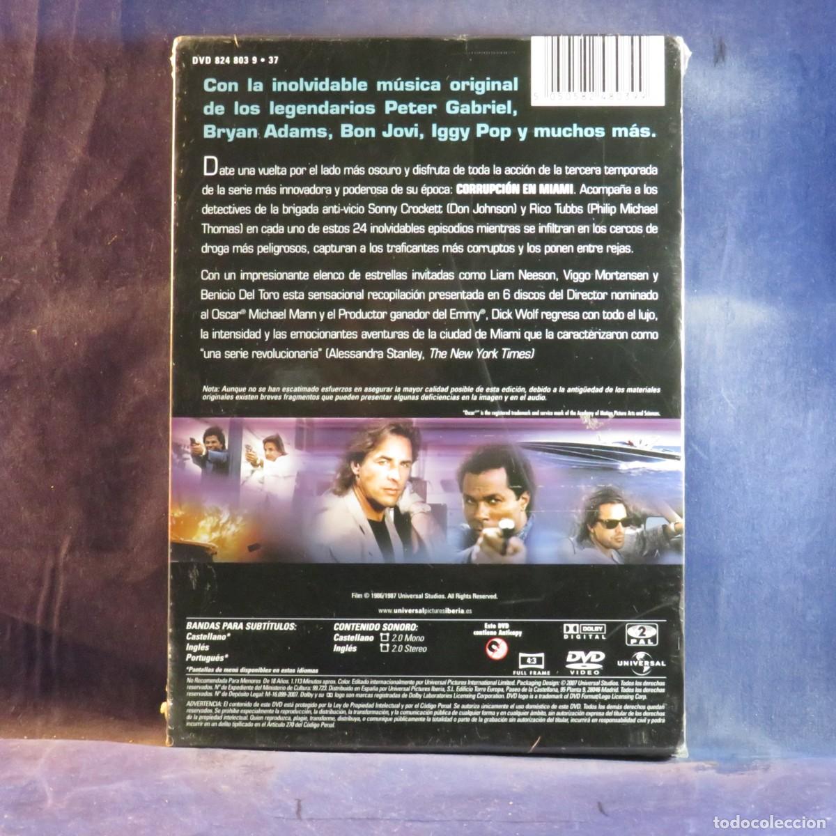 Series de TV: MIAMI VICE (TEMPORADA 3) - DVD - Foto 2