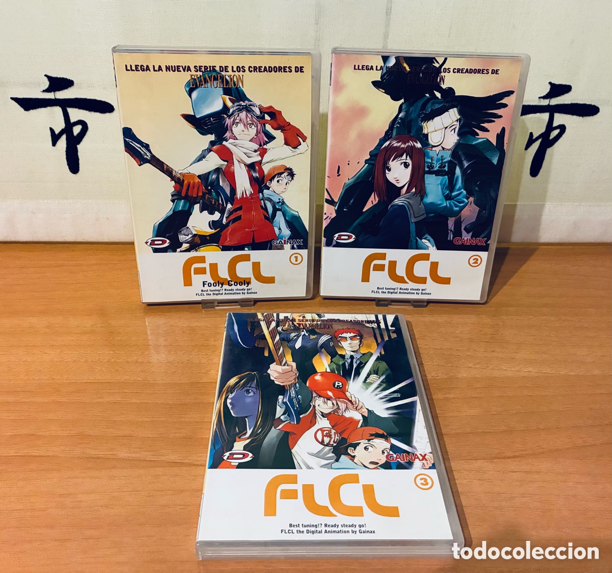 Series de TV: FLCL (Furi Kuri) Miniserie Completa en DVD Edici&oacute;n espa&ntilde;ola &iexcl;EN MUY BUEN ESTADO!