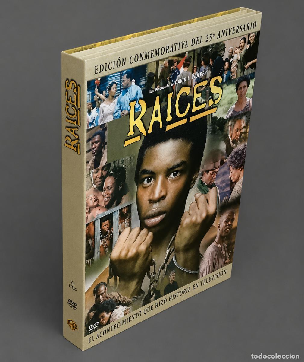 Series de TV: [EDICION CONMEMORATIVA 25 ANIVERSARIO]. RAICES. SERIE COMPLETA. [3 DVDS DOBLE CARA].