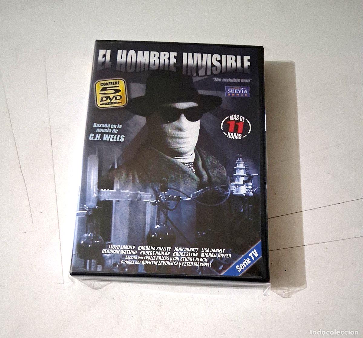 Series de TV: DVD &rdquo;EL HOMBRE INVISIBLE&rdquo; 5DVD SERIE COMPLETA 26 CAPITULOS LLOYD LAMBLE