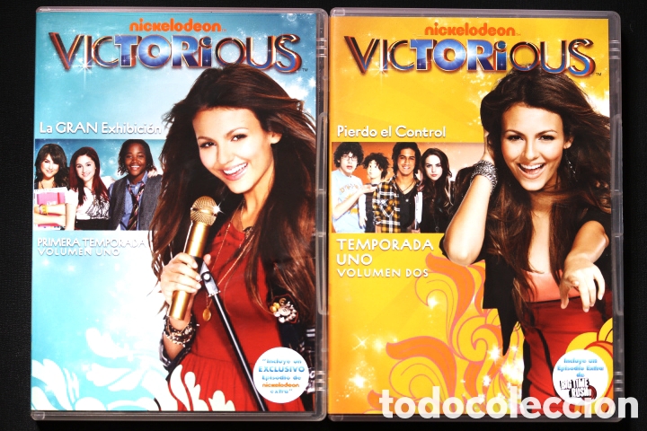 Series de TV: 4 DVD. VICTORIOUS. 1&ordf; TEMPORADA COMPLETA. Volumen 1 y 2. Nickelodeon. Edici&oacute;n espa&ntilde;ola Inencontrable