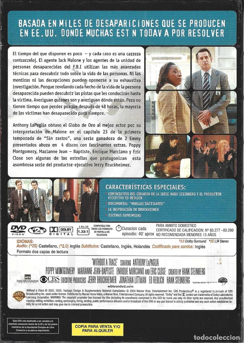 Series de TV: SIN RASTRO TEMPORADA 1 COMPLETA - Foto 3