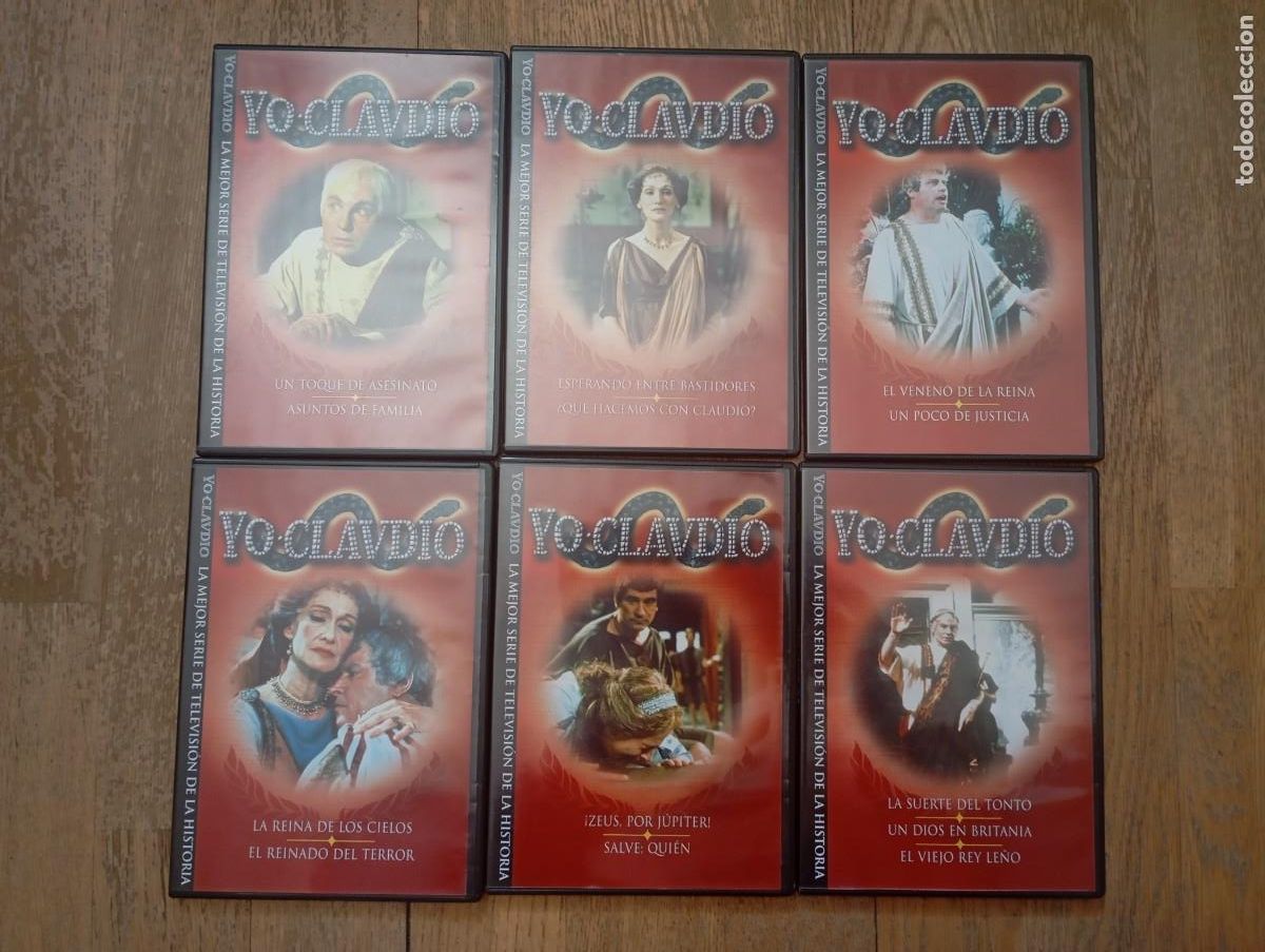 Series de TV: YO CLAUDIO (DVD) SERIE COMPLETA. 6 DVD. HERBERT WISE, DEREK JACOBI, JOHN HURT. FORMATO SLIM