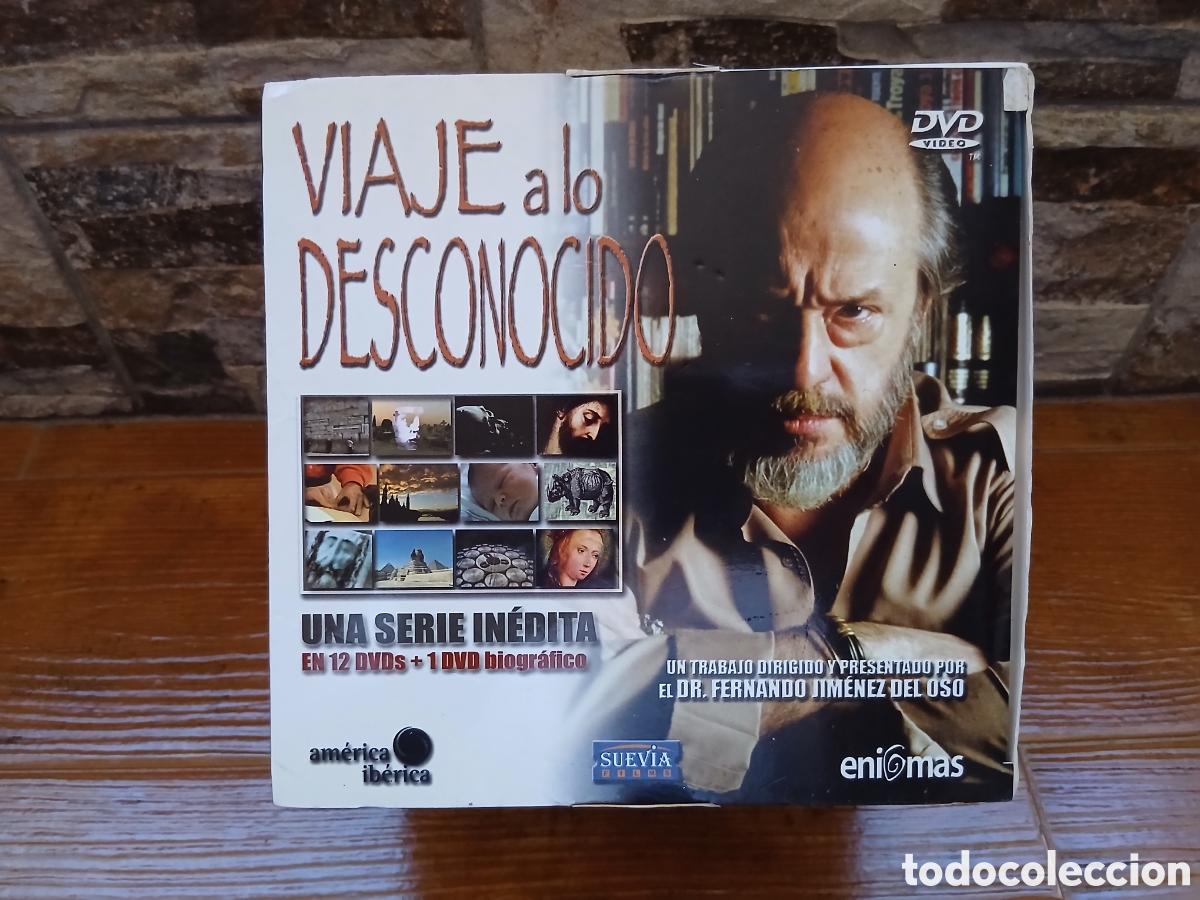 Series de TV: 12 Dvd Viaje a lo Desconocido -Dr. Fernando Jim&eacute;nez del Oso -2005- Incluye dvd Documental Biografico
