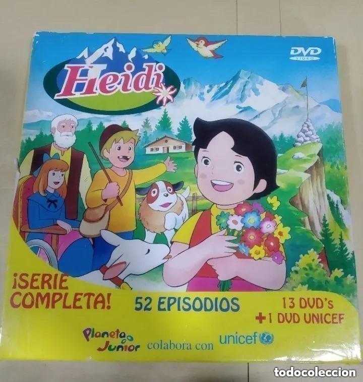 Series de TV: HEIDI COMPLETA -PLANETA JUNIOR- 13 DVD'S, 52 EPISODIOS, UNICEF -LEER DETALLES