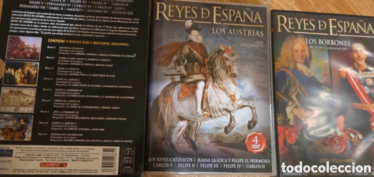 Series de TV: Reyes de espa&ntilde;a dvd serie