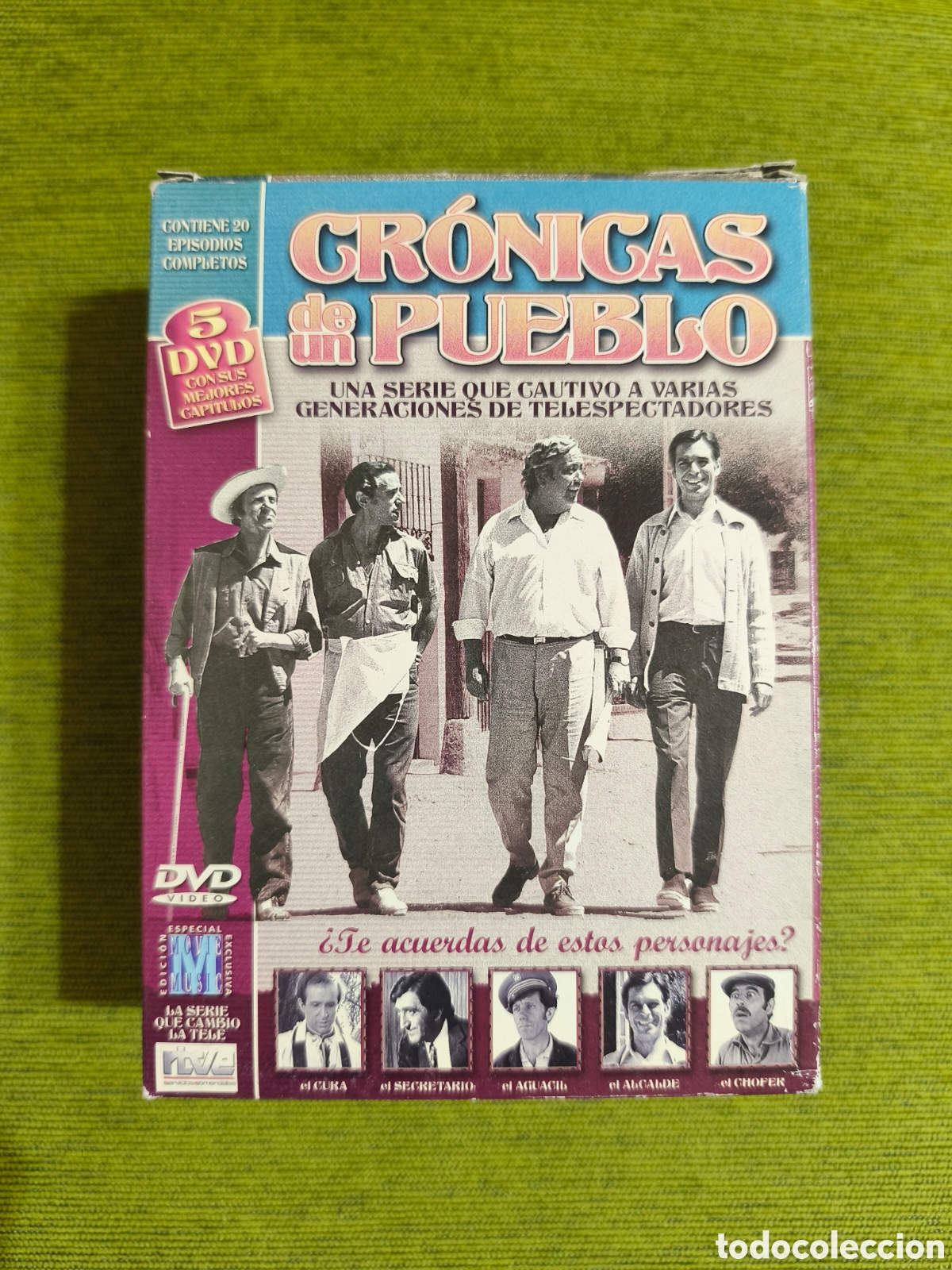 Series de TV: SERIE CR&Oacute;NICAS DE UN PUEBLO. 5 DVDS. 20 EPISODIOS COMPLETOS.