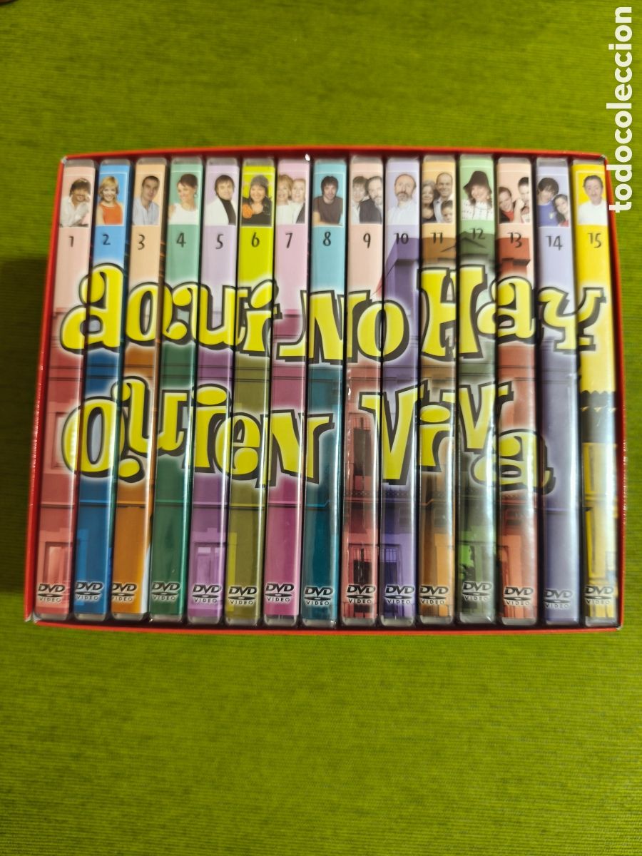 Series de TV: SERIE AQU&Iacute; NO HAY QUIEN VIVA. 15 DVDS, 30 CAP&Iacute;TULOS. INCLUYE TOMAS FALSAS.