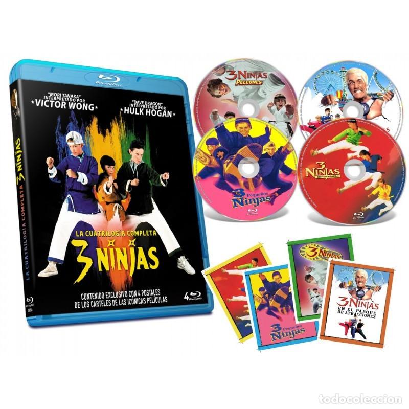 Fernsehserien: Cuatrilog&iacute;a Tres Peque&ntilde;os Ninjas (4 Bluray)