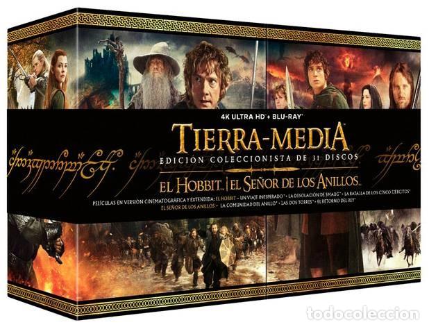 S&eacute;ries TV: Pack Tierra Media (El Hobbit y El Se&ntilde;or de los Anillos) (4K Ultra HD + Blu-ray)