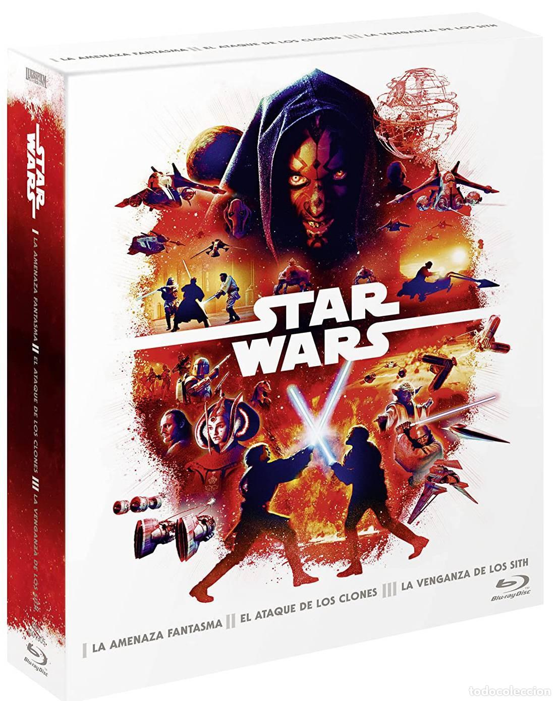 S&eacute;ries TV: Trilogia Star Wars - Episodios I a III (Blu-ray)
