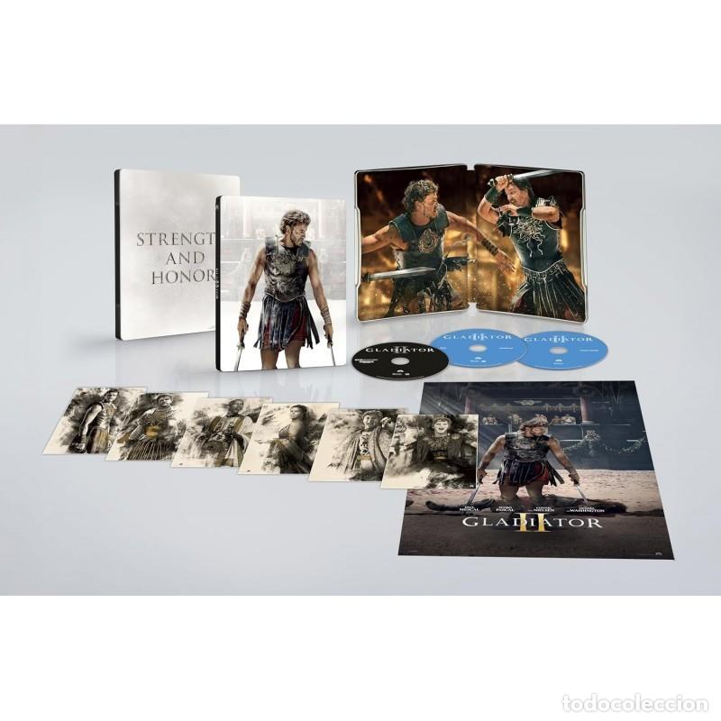 S&eacute;ries TV: Gladiator II (4K UHD + Bluray Steelbook, 3 discos)