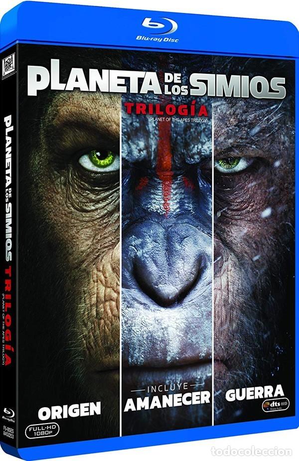 Series de TV: Trilog&iacute;a El Planeta De Los Simios - (Blu-Ray)