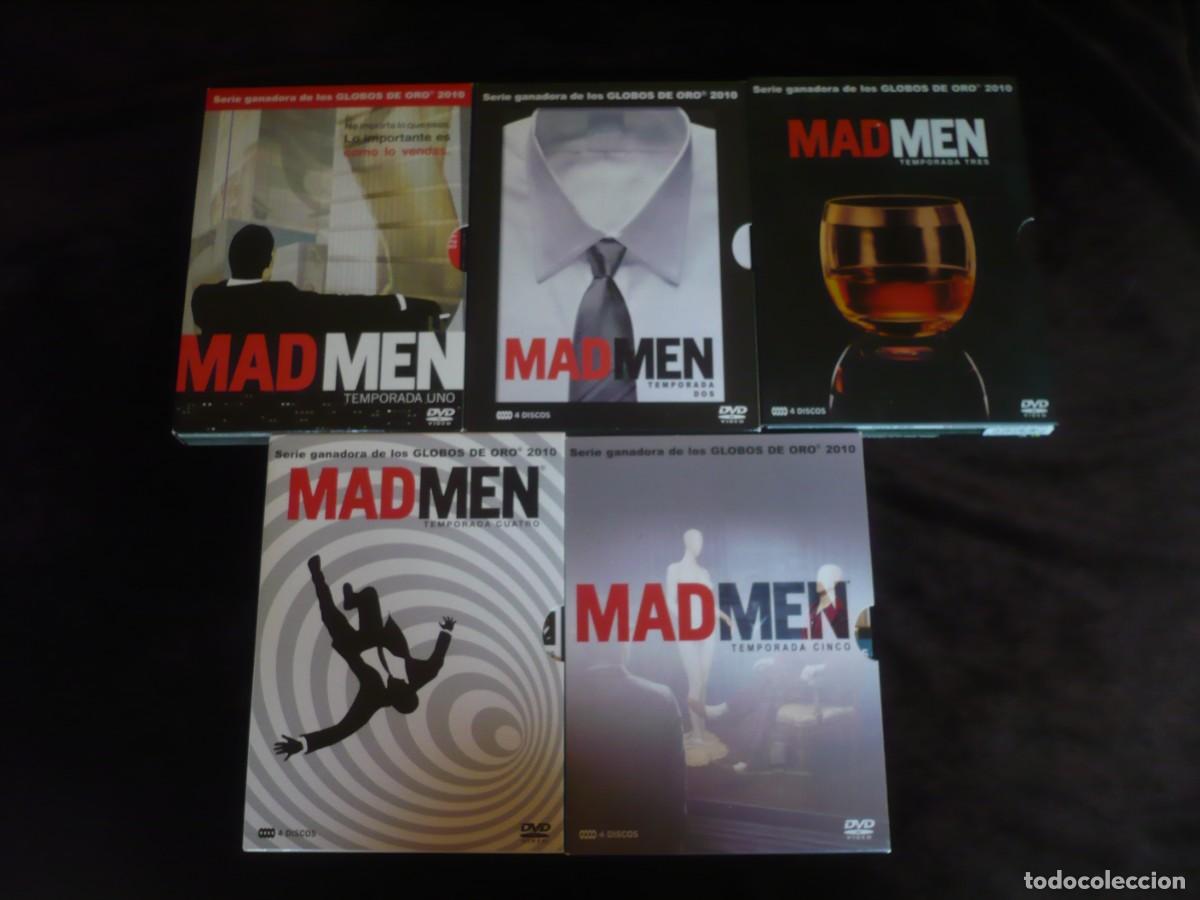 Series de TV: mad men - temporadas 1-2-3-4 y 5 - dvd como nuevos