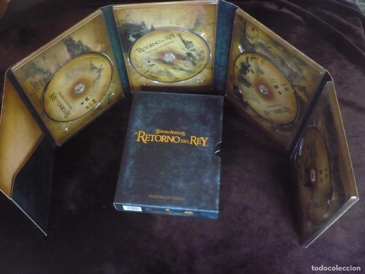 Series de TV: el se&ntilde;or de los anillos el retorno del rey - version extendida - con 4 dvd como nuevos sin librito