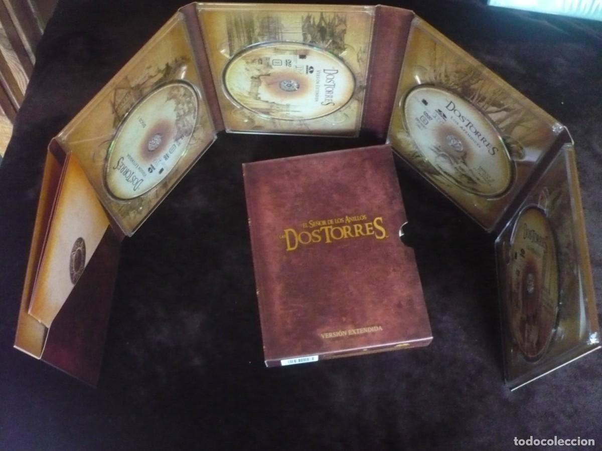 Series de TV: el se&ntilde;or de los anillos las dos torres - version extendida - 4 dvd como nuevos con librito
