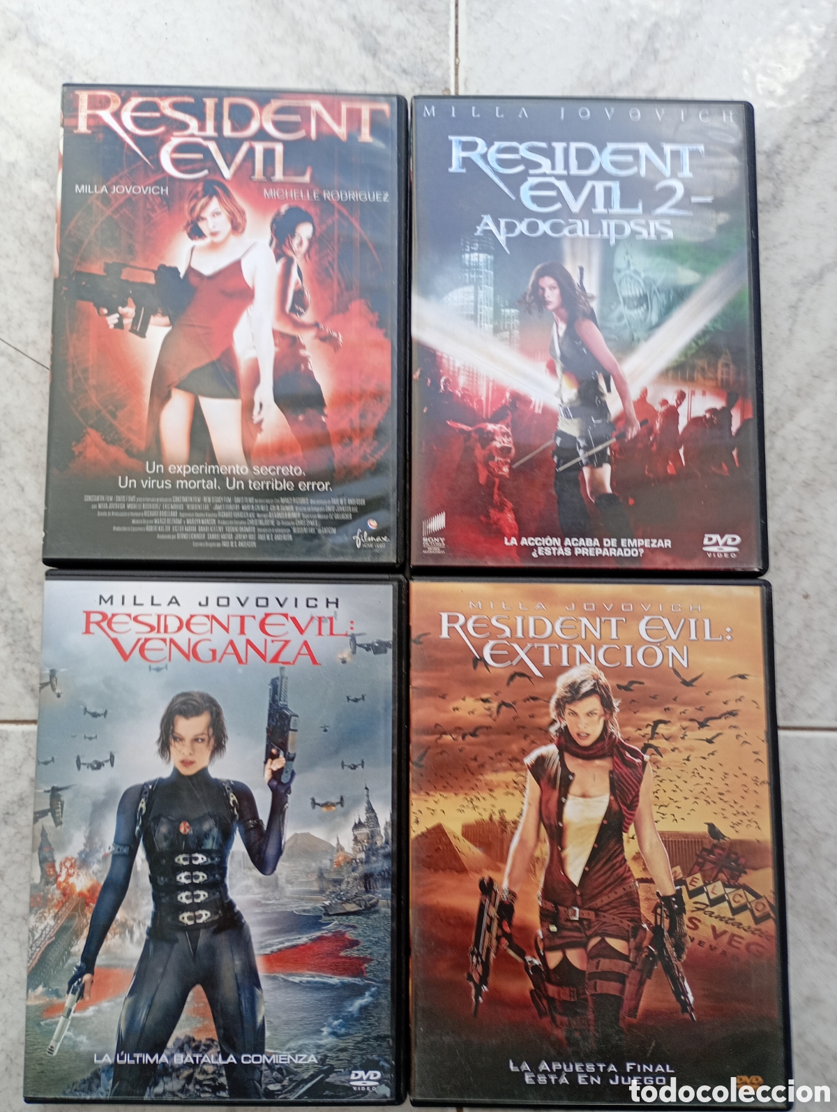 S&eacute;ries de TV: Lote 4 t&iacute;tulos DVD Resident Evil terror